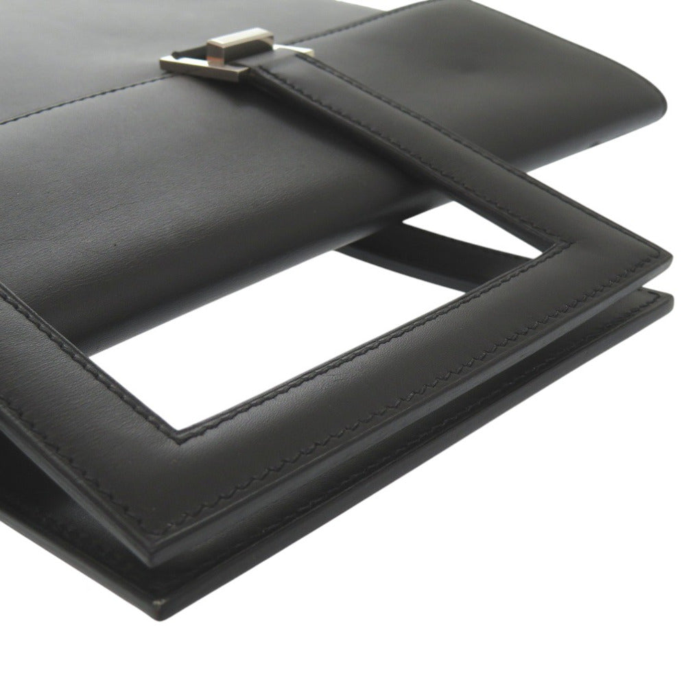 HERMES Briefcase leather black 365PM