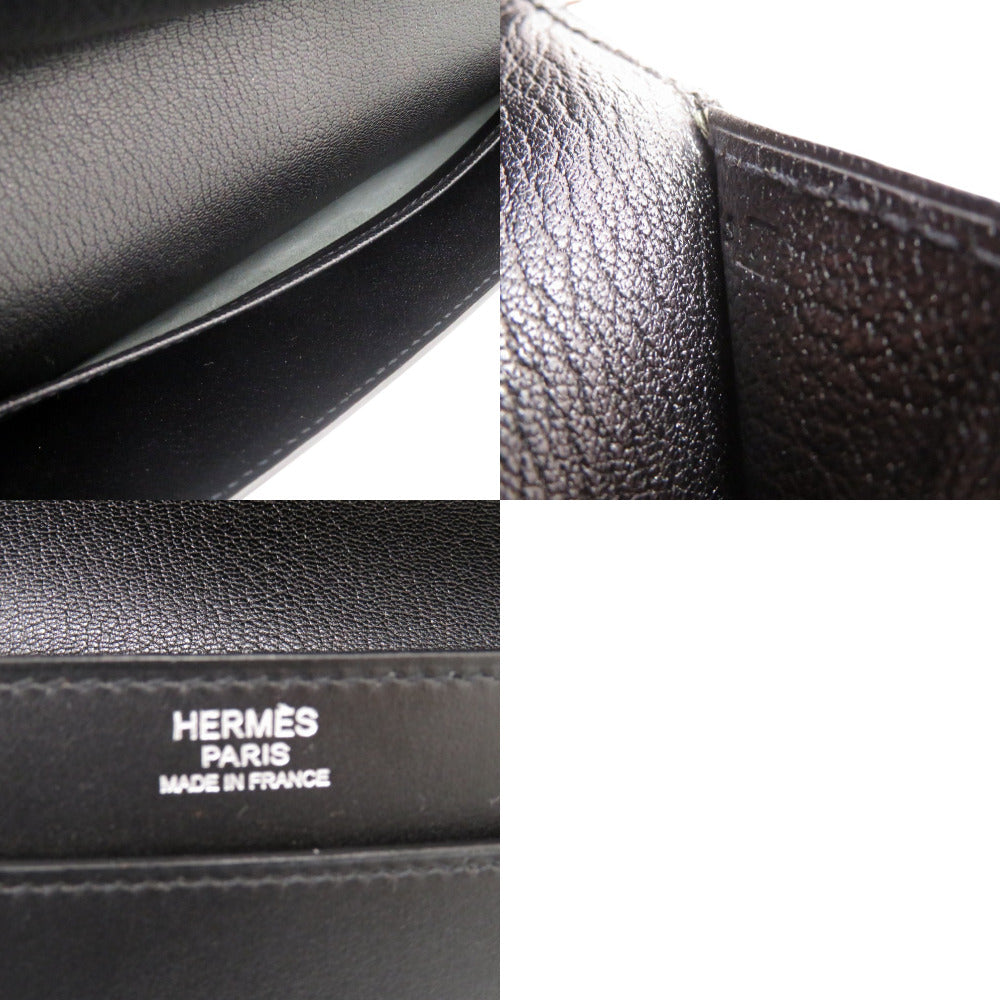 HERMES Briefcase leather black 365PM