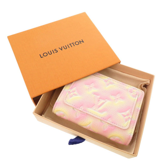 LOUIS VUITTON Bifold Wallet M81529 Monogram Ann Platt Light pink Monogram Unplant Portefeuille Claire Women Used