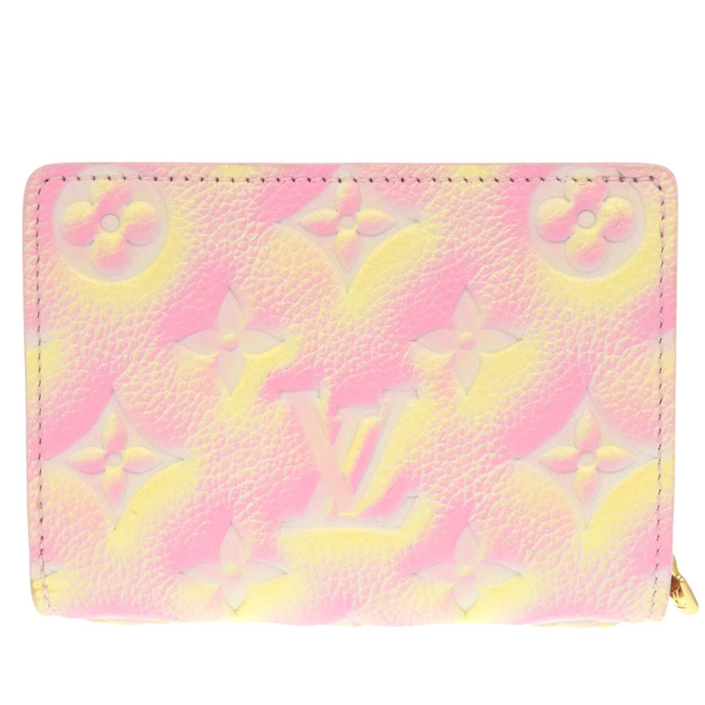 LOUIS VUITTON Bifold Wallet M81529 Monogram Ann Platt Light pink Monogram Unplant Portefeuille Claire Women Used