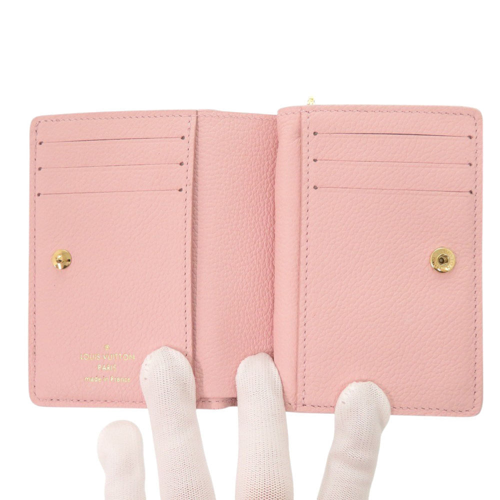 LOUIS VUITTON Bifold Wallet M81529 Monogram Ann Platt Light pink Monogram Unplant Portefeuille Claire Women Used
