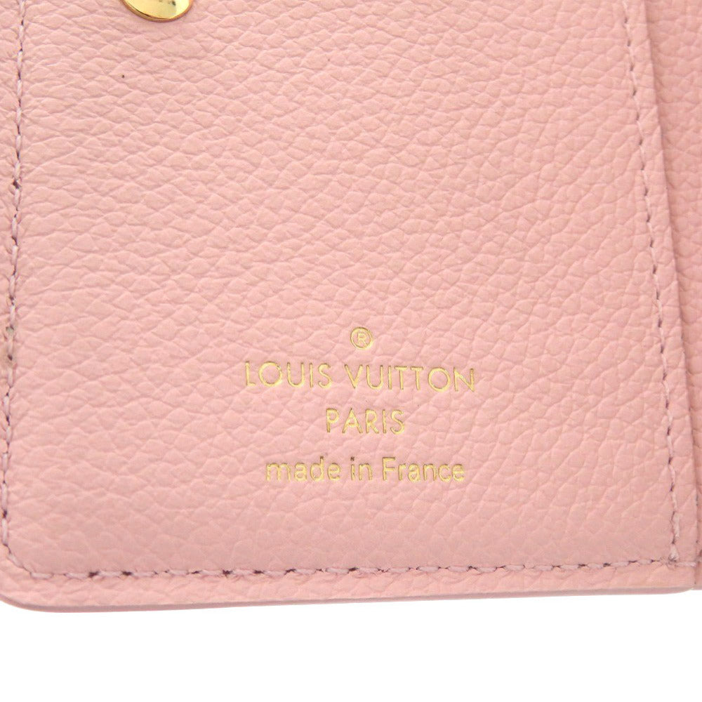 LOUIS VUITTON Bifold Wallet M81529 Monogram Ann Platt Light pink Monogram Unplant Portefeuille Claire Women Used