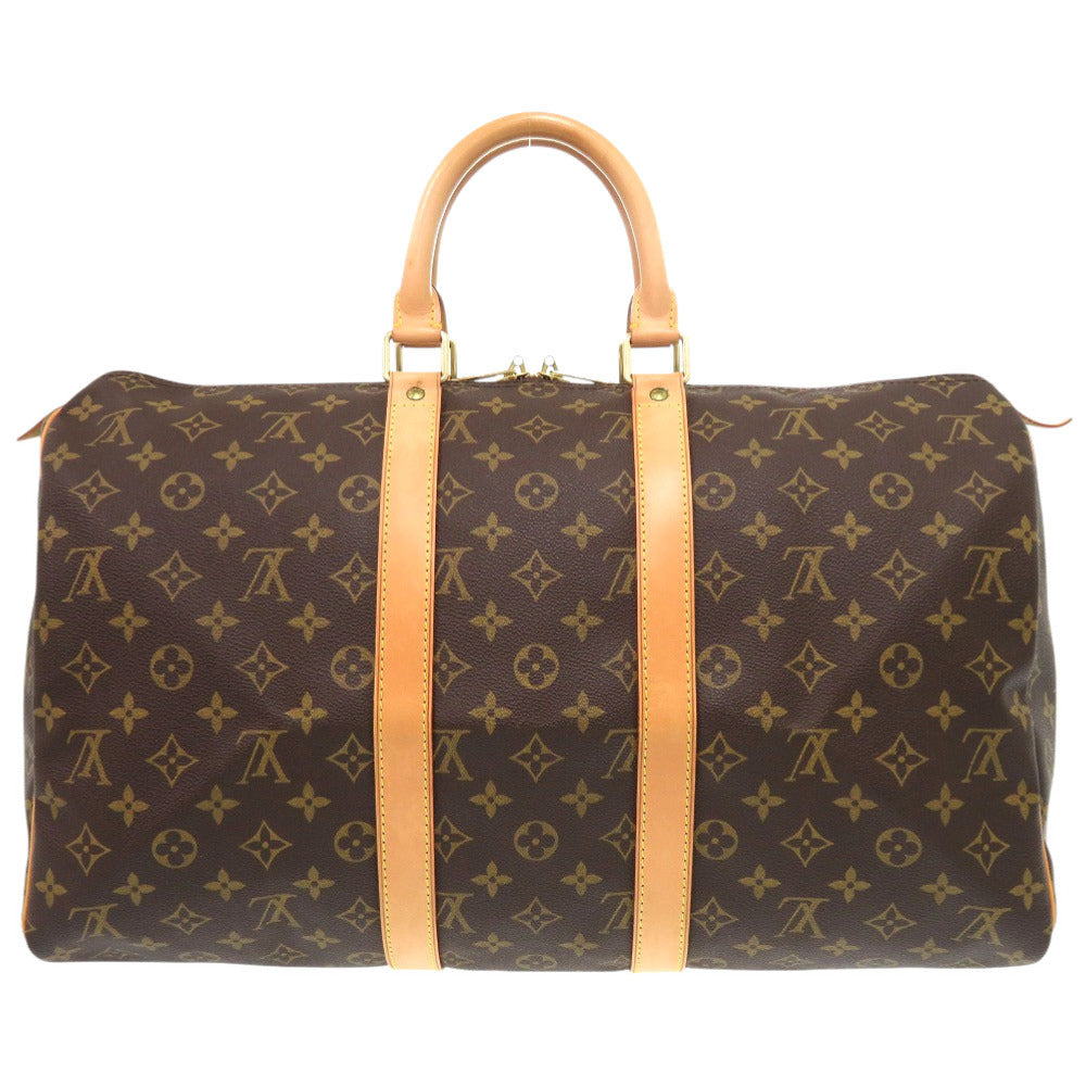LOUIS VUITTON Boston Duffel bag M41428 Monogram canvas Brown Monogram Keepall 45