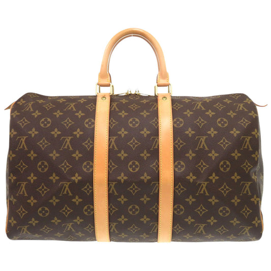 LOUIS VUITTON Boston Duffel bag M41428 Monogram canvas Brown Monogram Keepall 45