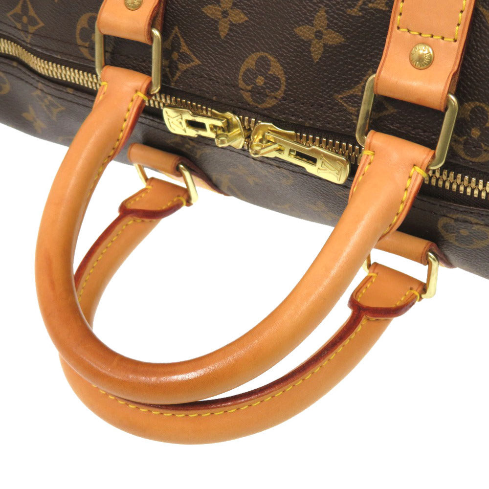 LOUIS VUITTON Boston Duffel bag M41428 Monogram canvas Brown Monogram Keepall 45 mens Used