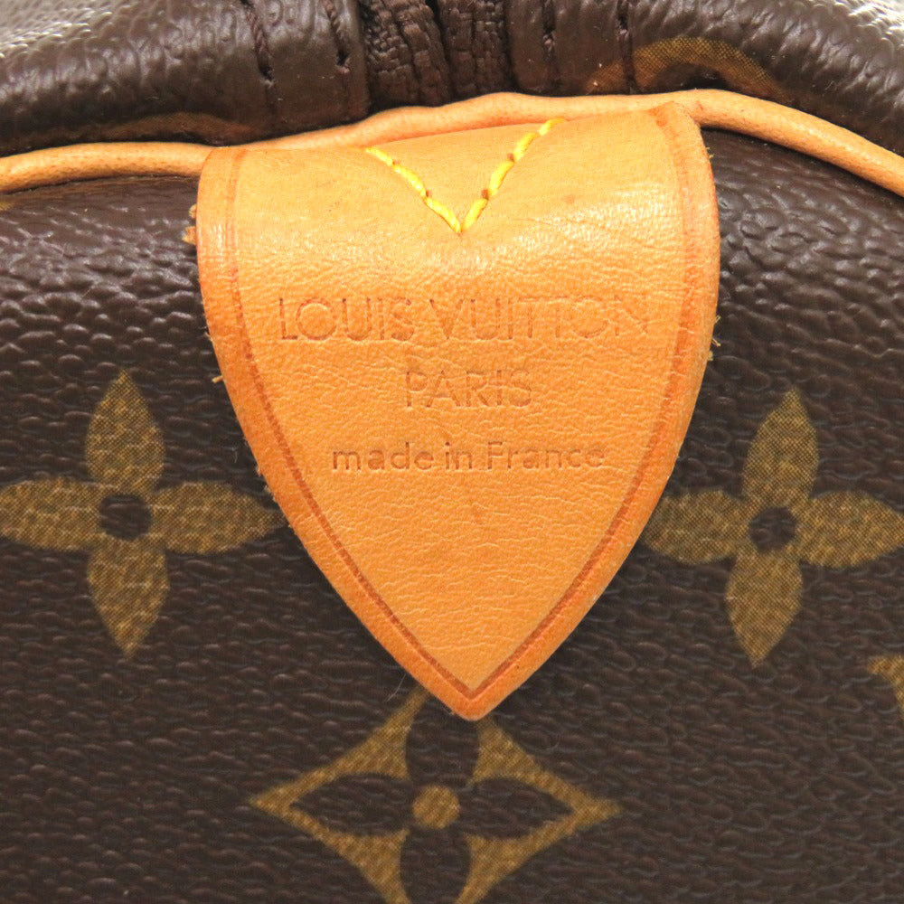 LOUIS VUITTON Boston Duffel bag M41428 Monogram canvas Brown Monogram Keepall 45 mens Used