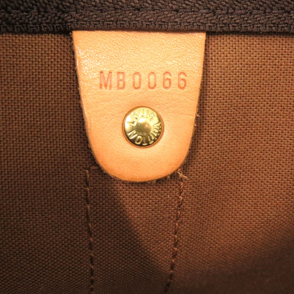 LOUIS VUITTON Boston Duffel bag M41428 Monogram canvas Brown Monogram Keepall 45 mens Used
