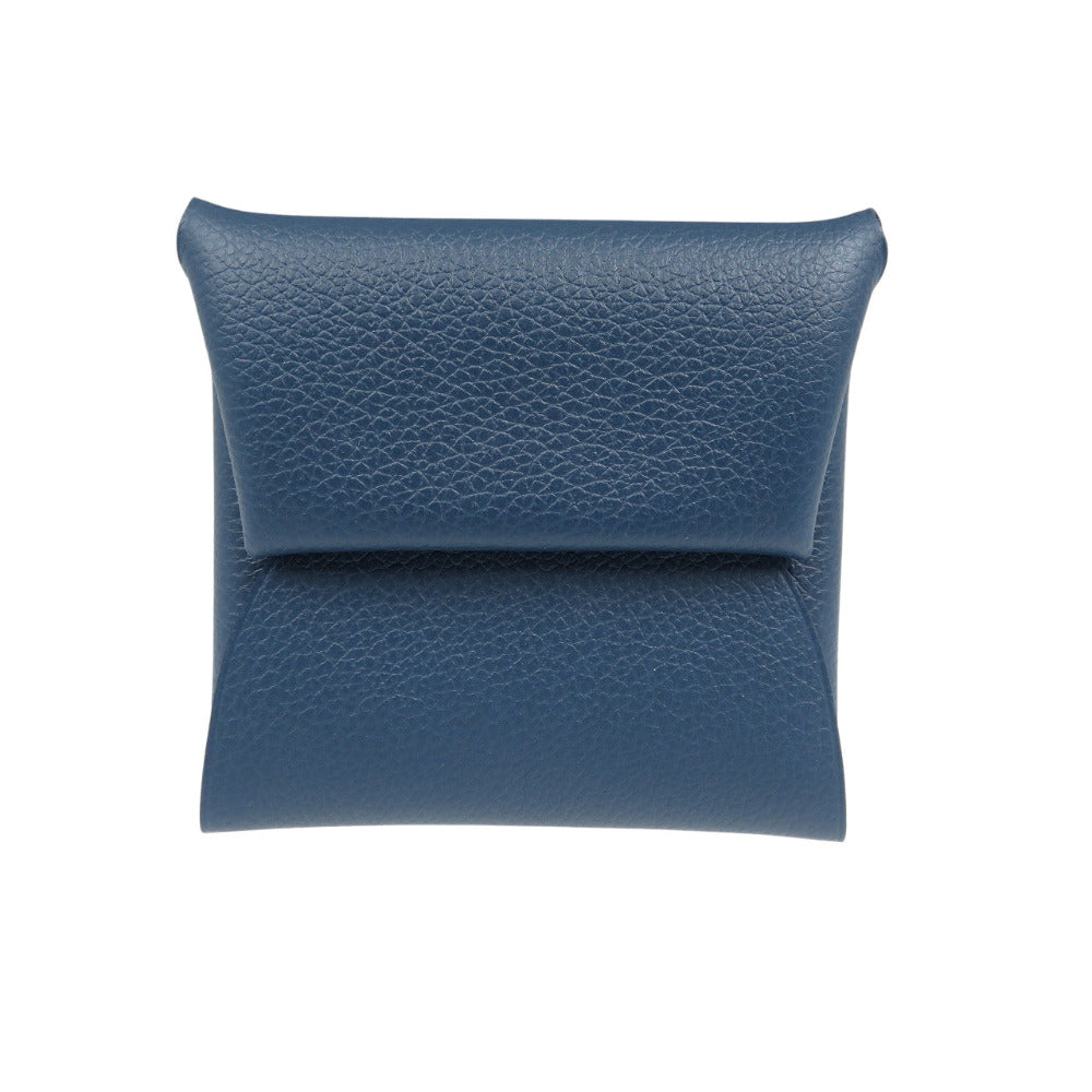 HERMES Coin case Shave Blue drus Bastia Verso unisex(Unisex) Used