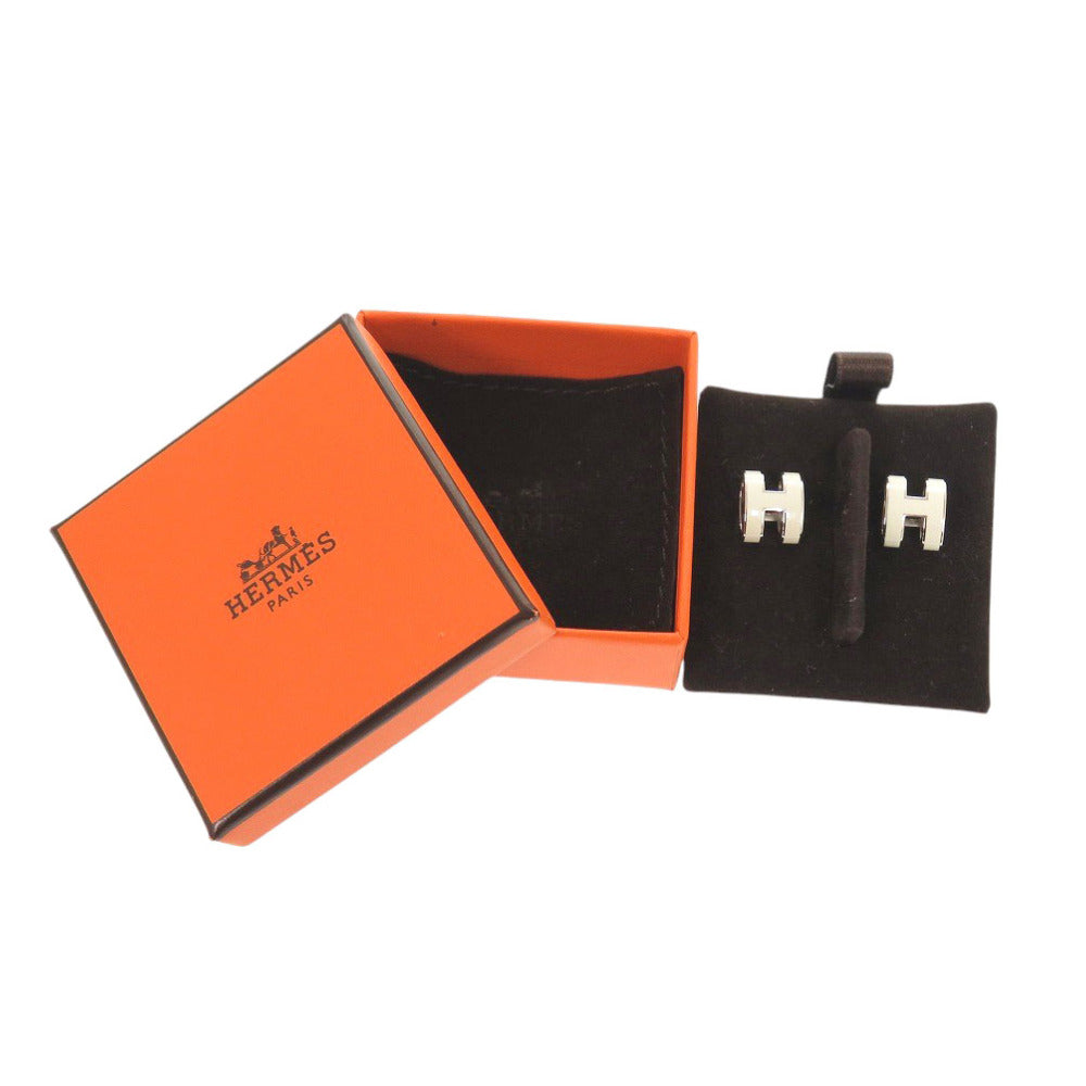 HERMES Pierce metal white pop ash mini