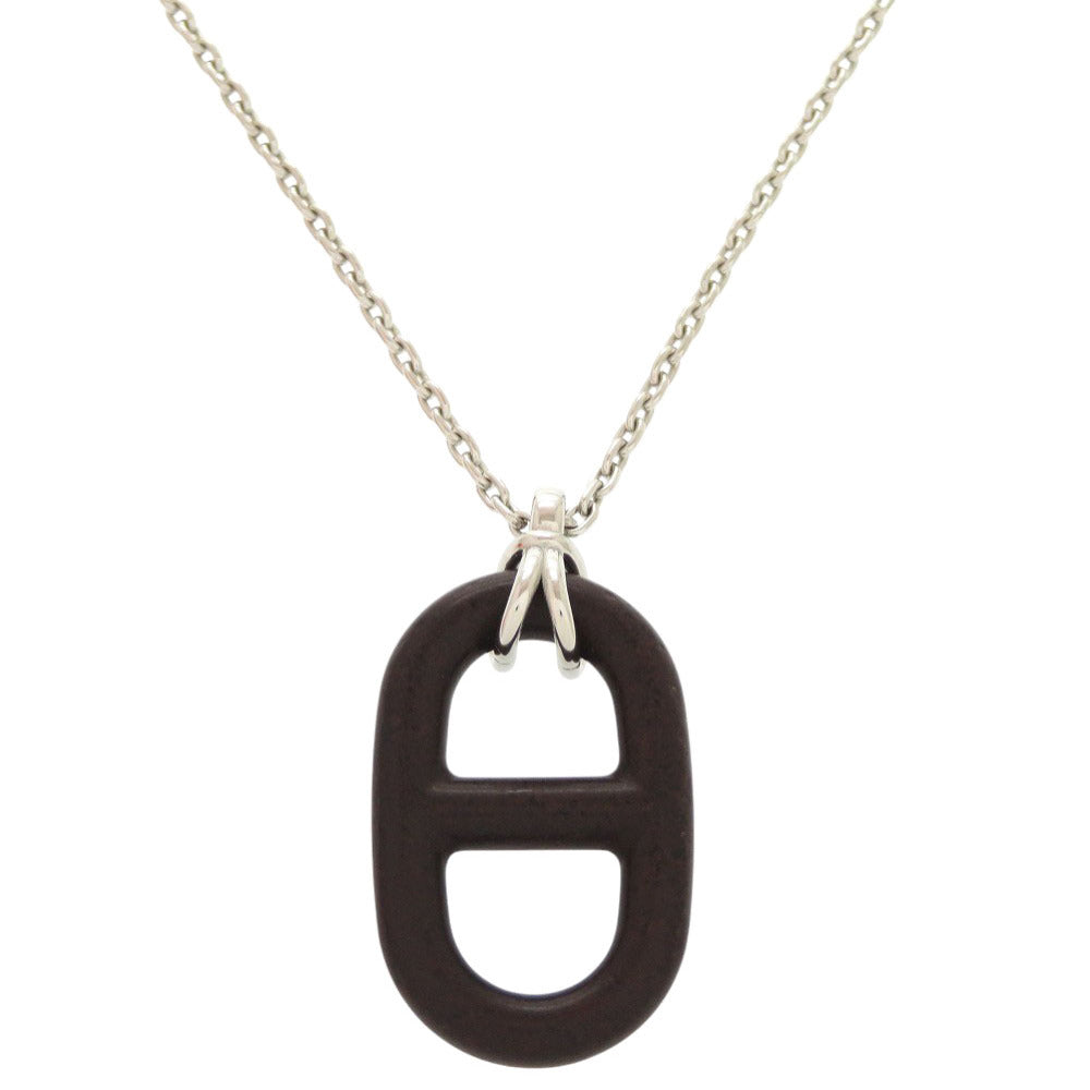 HERMES Necklace H077349FP01 metal Brown Shane Duncle unisex(Unisex) Used
