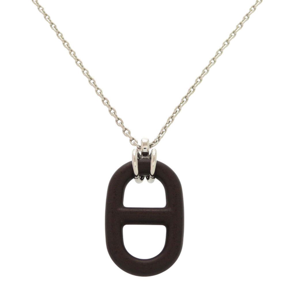 HERMES Necklace H077349FP01 metal Brown Shane Duncle unisex(Unisex) Used