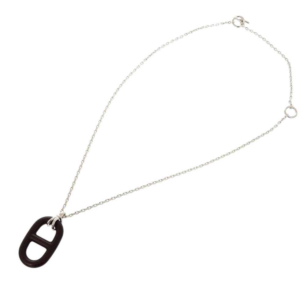 HERMES Necklace H077349FP01 metal Brown Shane Duncle unisex(Unisex) Used