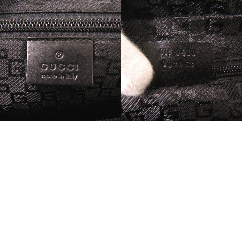 GUCCI Shoulder Bag Nylon black Women Used