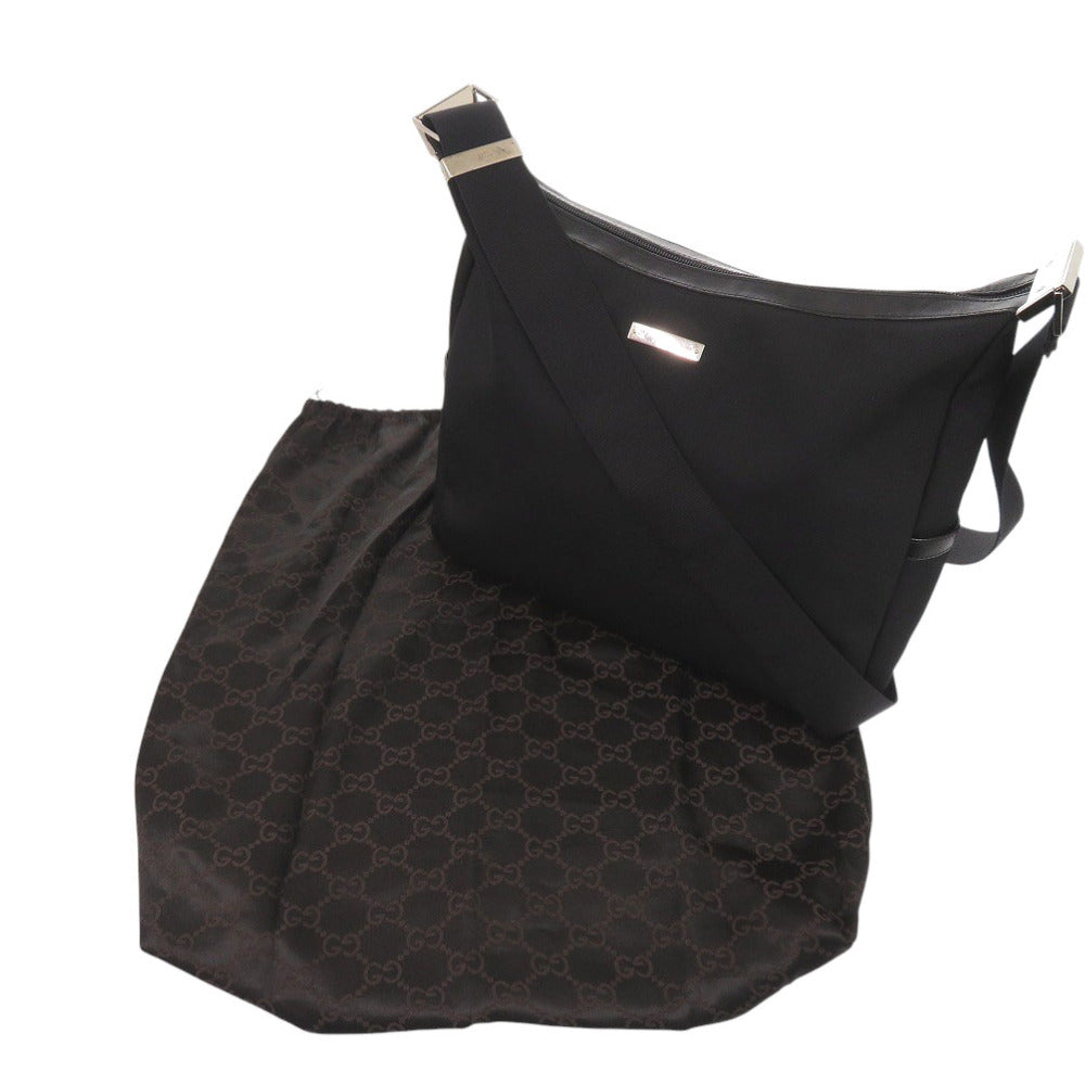 GUCCI Shoulder Bag Nylon black Women Used