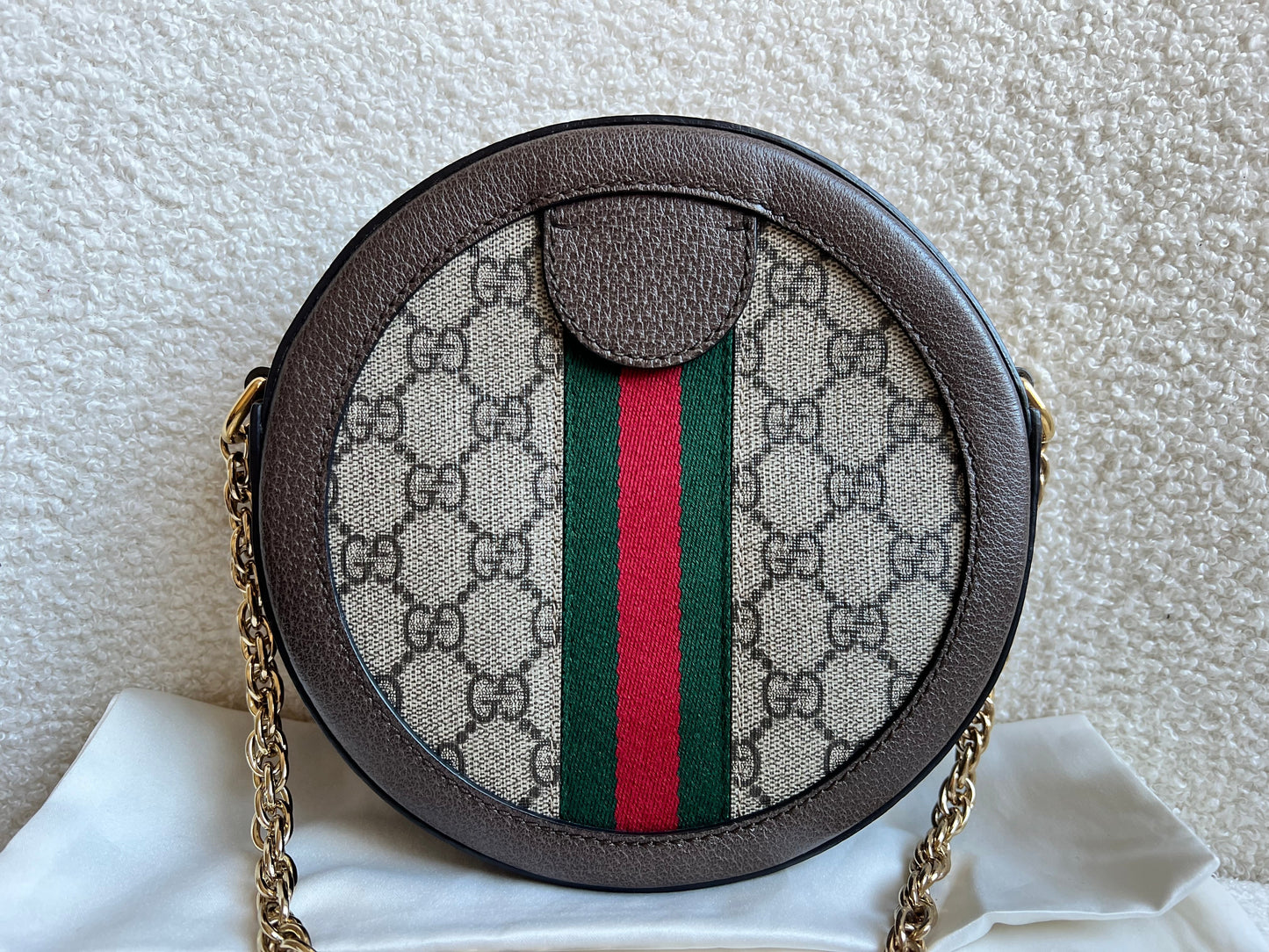 Gucci GG Ophidia Mini GG Round Shoulder Bag (RRP £1,270)
