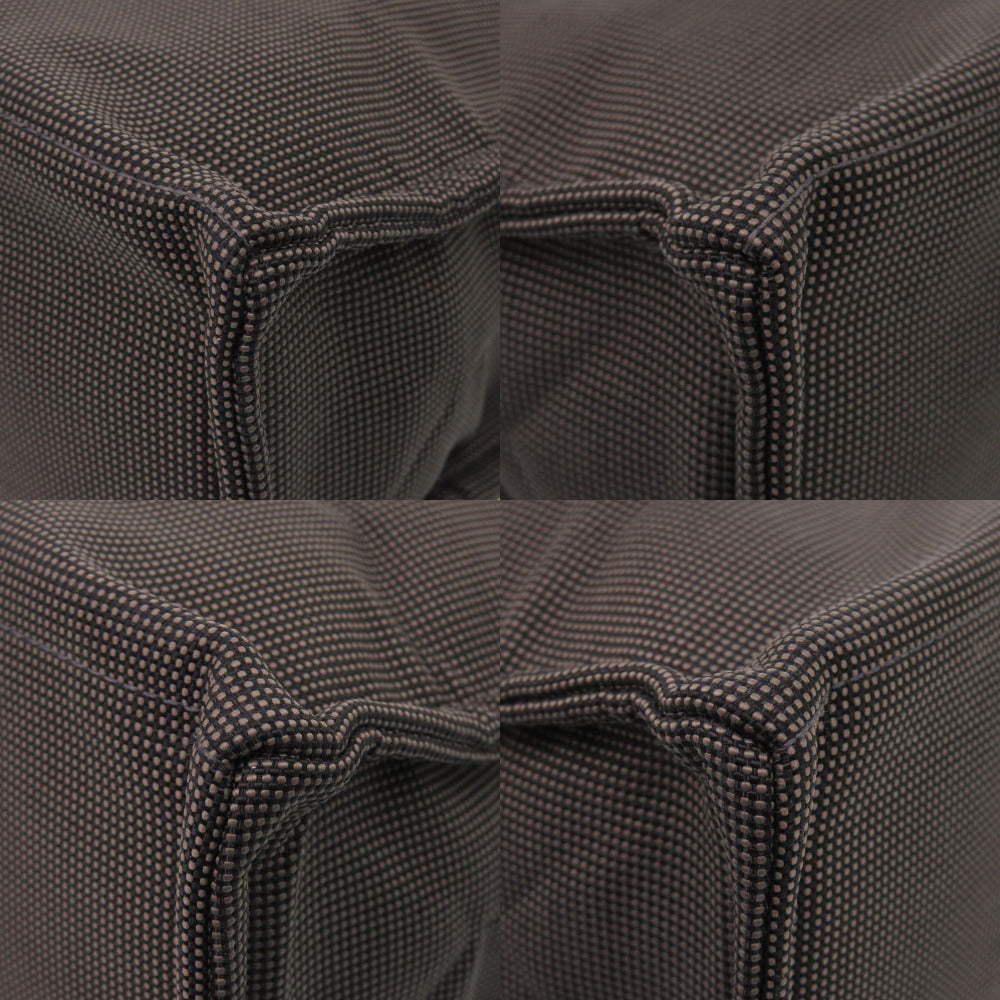 HERMES Tote Bag canvas gray Her Line Tote MM mens Used