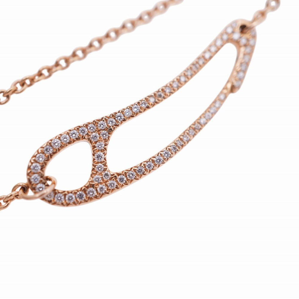 HERMES Pierce K18 Pink Gold Pink gold Diamond K18PG Pierce