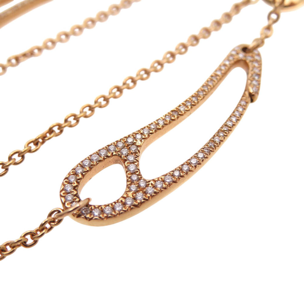 HERMES Pierce K18 Pink Gold Pink gold Diamond K18PG Pierce