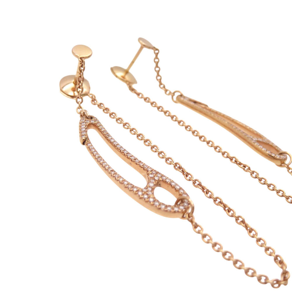HERMES Pierce K18 Pink Gold Pink gold Diamond K18PG Pierce