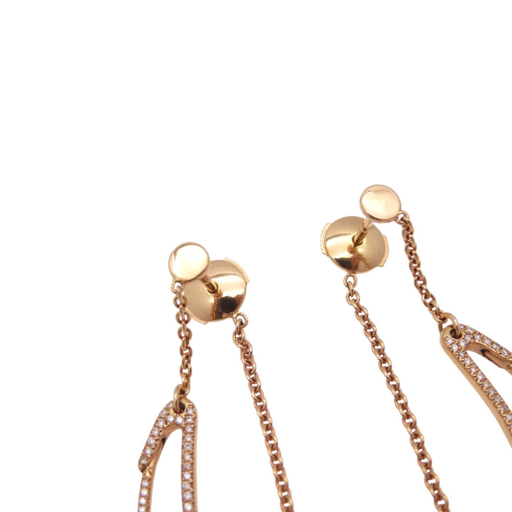 HERMES Pierce K18 Pink Gold Pink gold Diamond K18PG Pierce