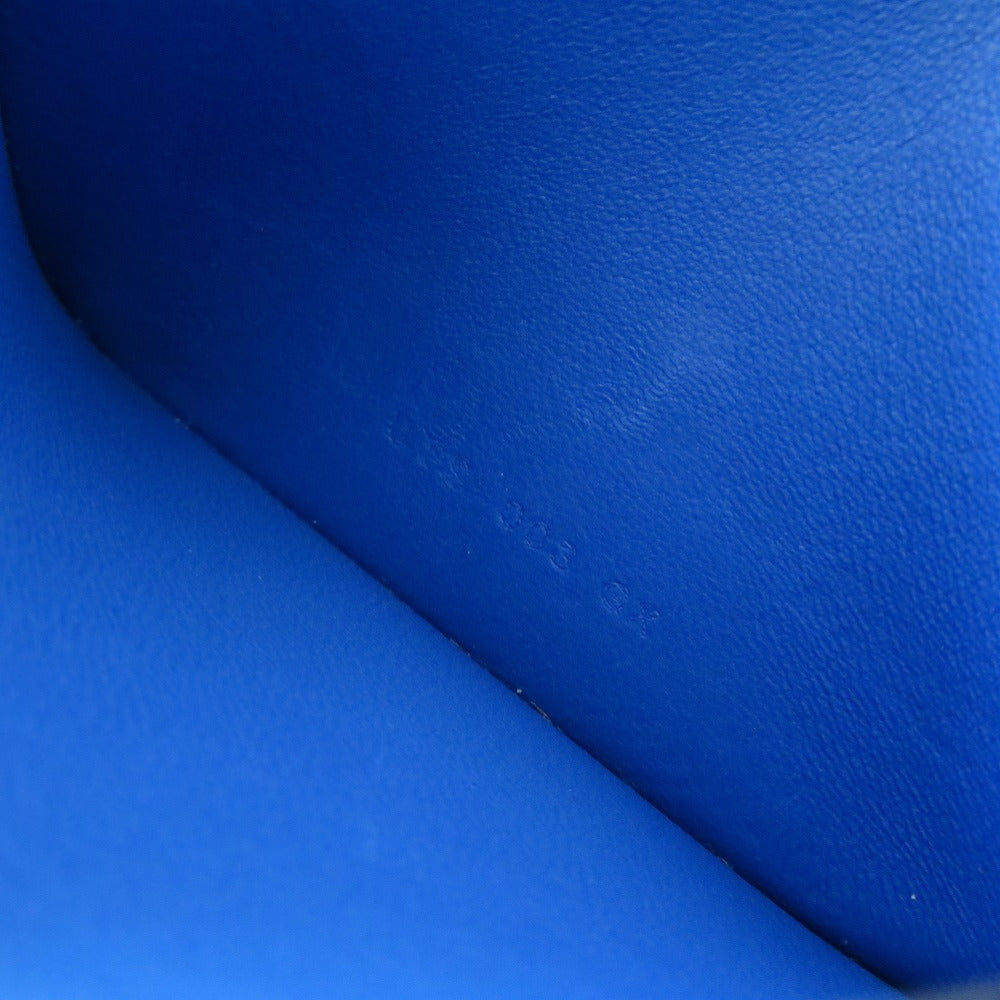 HERMES Card Case Epsom Blue indigo Hserie