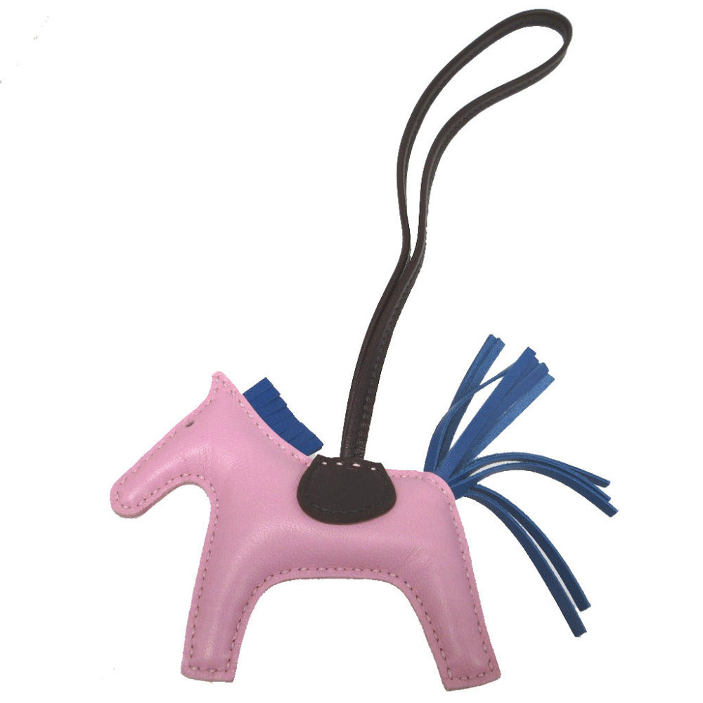 HERMES key ring Anemiro Morve Silvestre Bag charm Rodeo Charm PM unisex(Unisex) Used