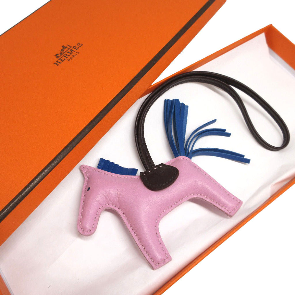 HERMES key ring Anemiro Morve Silvestre Bag charm Rodeo Charm PM unisex(Unisex) Used