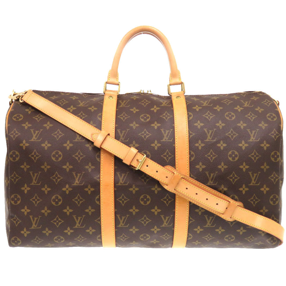 LOUIS VUITTON Boston Duffel bag M41416 Monogram canvas Brown Monogram Keepall bandouliere50 mens Used