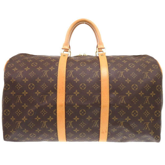 LOUIS VUITTON Boston Duffel bag M41416 Monogram canvas Brown Monogram Keepall bandouliere50 mens Used