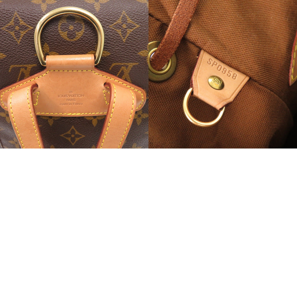 LOUIS VUITTON Backpack M51136 Monogram canvas Brown Monogram MontsourisMM