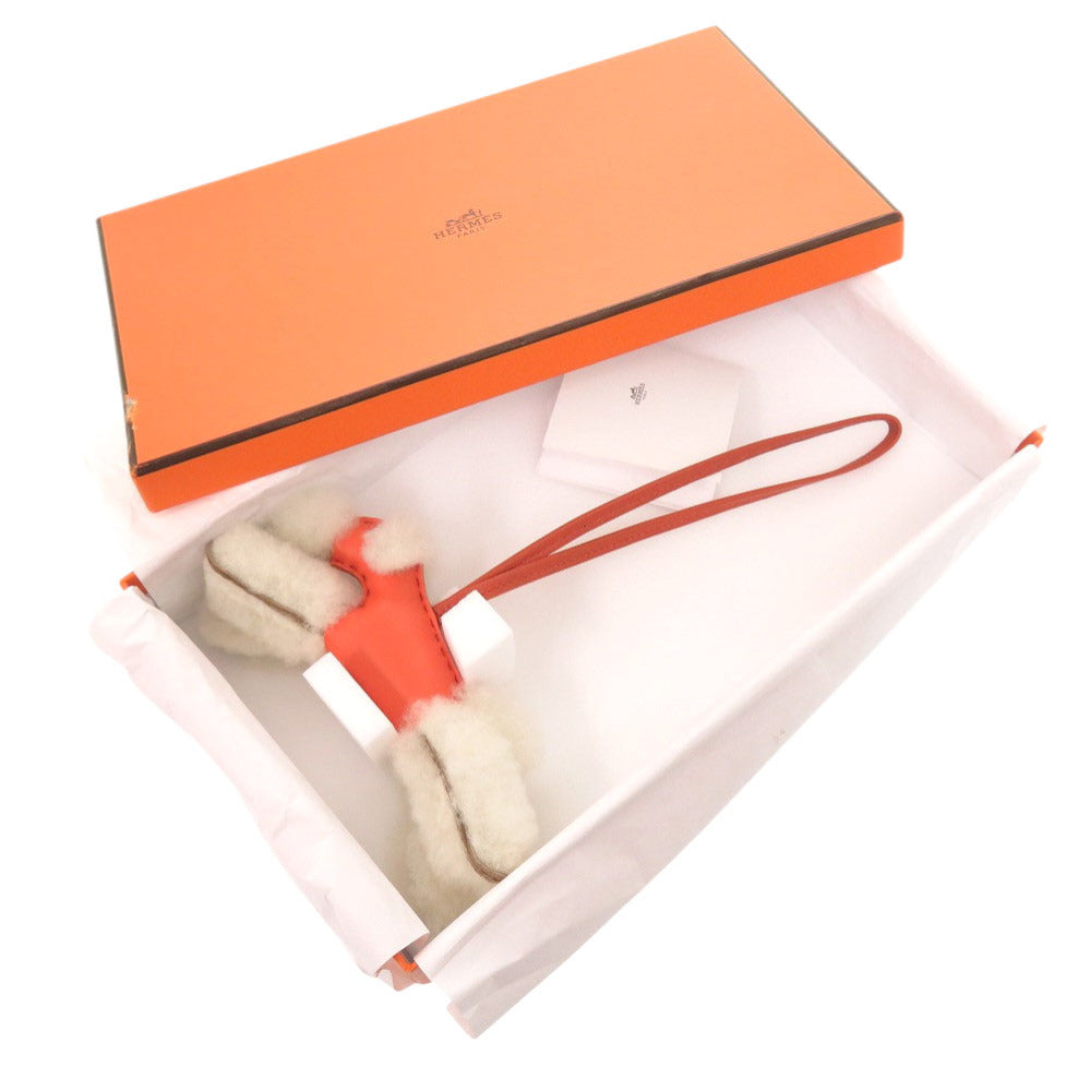 HERMES key ring Annu Milo, Mouton Rose texas Buddy