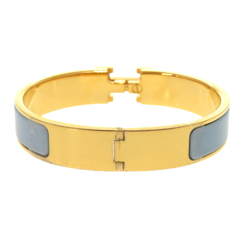 HERMES bracelet metal Blue Ciel Click H Click Clack PM
