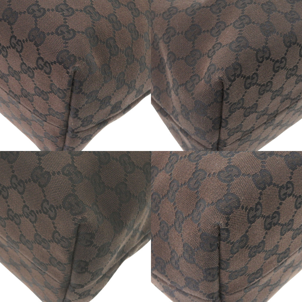 GUCCI Tote Bag GG canvas Brown Women Used