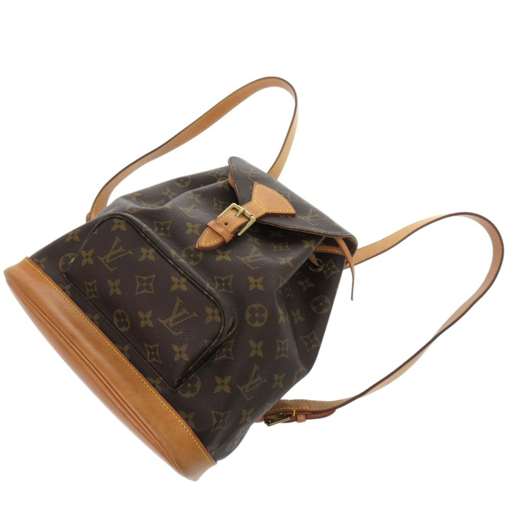LOUIS VUITTON Backpack M51136 Monogram canvas Brown Monogram MontsourisMM