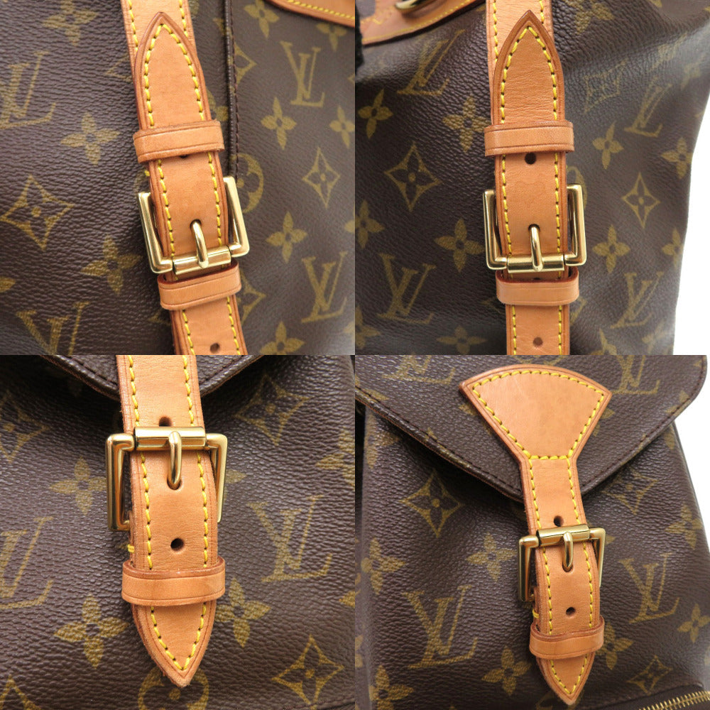 LOUIS VUITTON Backpack M51136 Monogram canvas Brown Monogram MontsourisMM