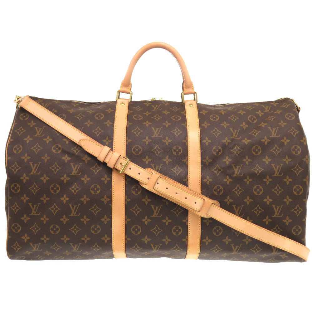 LOUIS VUITTON Boston Duffel bag M41412 Monogram canvas Brown Monogram Keepall bandouliere60