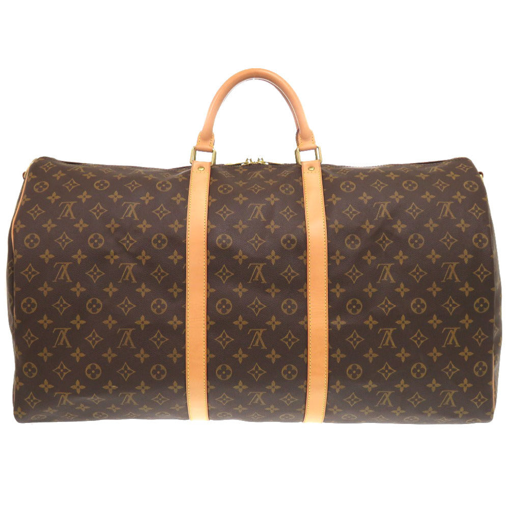 LOUIS VUITTON Boston Duffel bag M41412 Monogram canvas Brown Monogram Keepall bandouliere60
