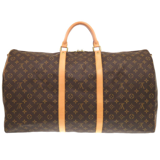 LOUIS VUITTON Boston Duffel bag M41412 Monogram canvas Brown Monogram Keepall bandouliere60