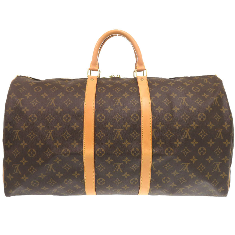 LOUIS VUITTON Boston Duffel bag M41414 Monogram canvas Brown Monogram Keepall bandouliere55