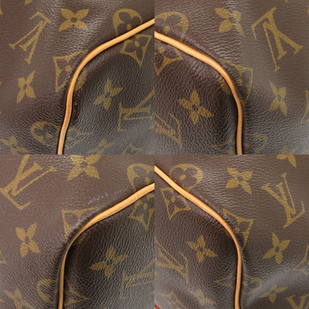 LOUIS VUITTON Boston Duffel bag M41414 Monogram canvas Brown Monogram Keepall bandouliere55