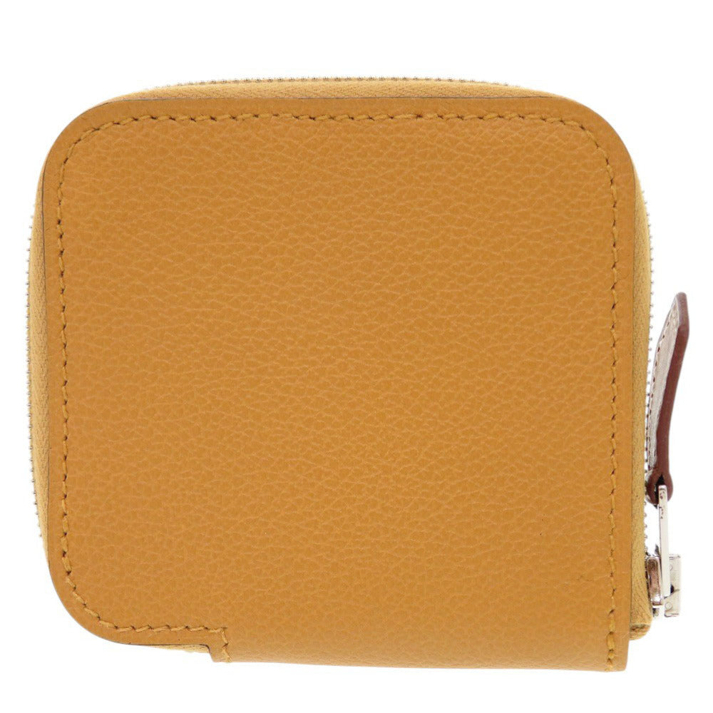 HERMES Coin case Epsom Sesame Azap silk in unisex(Unisex) Used