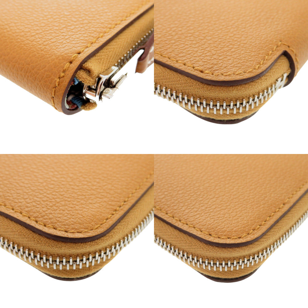 HERMES Coin case Epsom Sesame Azap silk in unisex(Unisex) Used