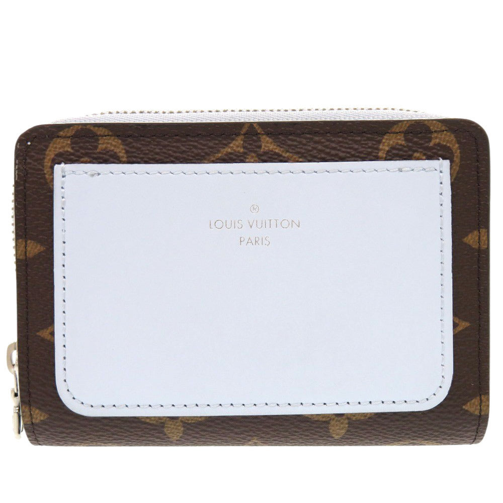 LOUIS VUITTON Bifold Wallet M11778 Monogram canvas Washed Blue Monogram Portefeuille Lou Women Used