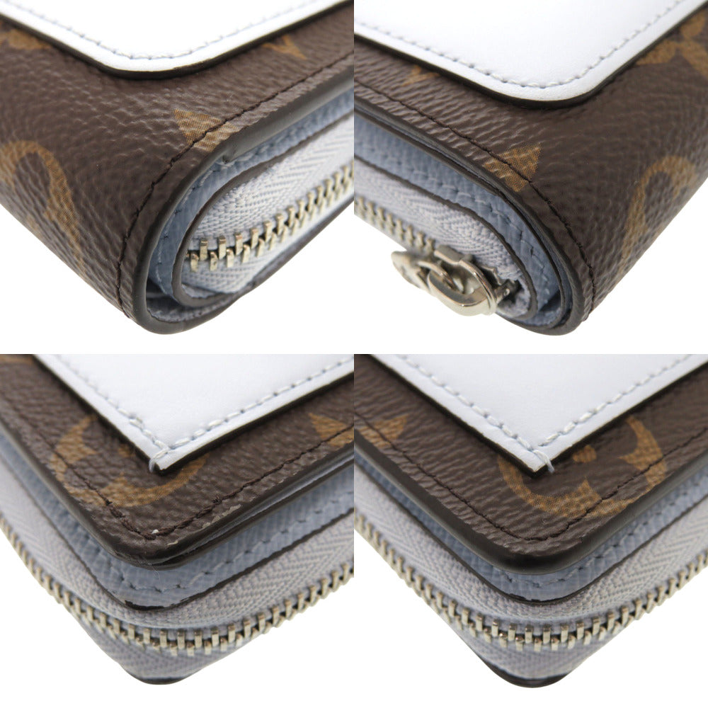 LOUIS VUITTON Bifold Wallet M11778 Monogram canvas Washed Blue Monogram Portefeuille Lou Women Used