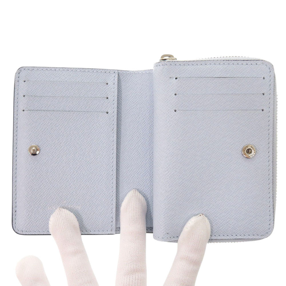 LOUIS VUITTON Bifold Wallet M11778 Monogram canvas Washed Blue Monogram Portefeuille Lou Women Used