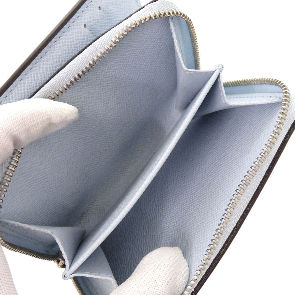LOUIS VUITTON Bifold Wallet M11778 Monogram canvas Washed Blue Monogram Portefeuille Lou Women Used