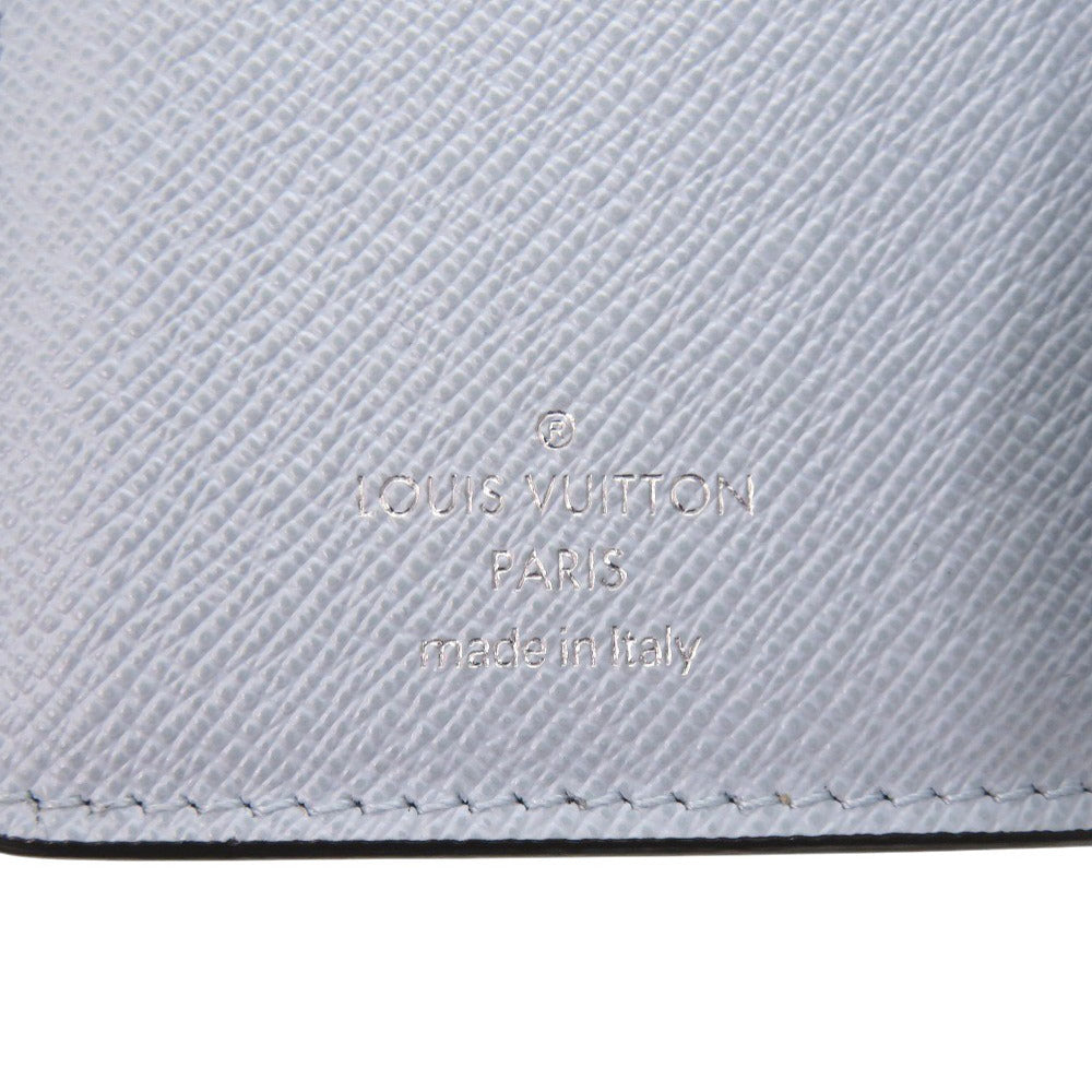 LOUIS VUITTON Bifold Wallet M11778 Monogram canvas Washed Blue Monogram Portefeuille Lou Women Used