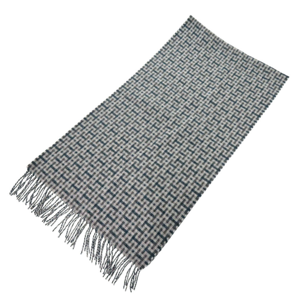 HERMES Scarf H394083T 06 cashmere green H Ecoce unisex(Unisex) Used