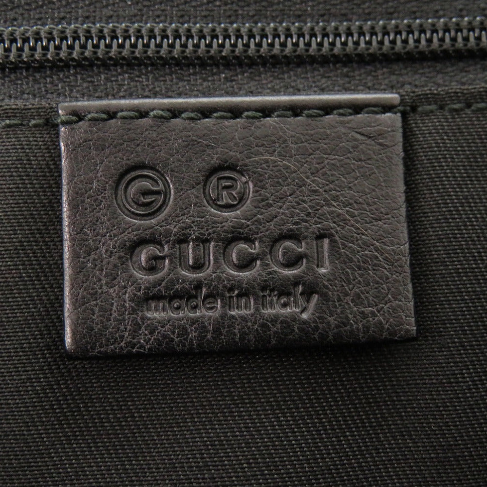 GUCCI Tote Bag 238695 Canvas, Leather black Horsebit Pattern Women Used