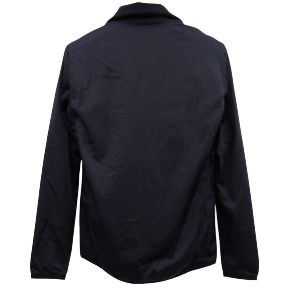 HERMES Nylon jacket 800165E  Nylon Navy Warm-up fleece jacket mens S Used